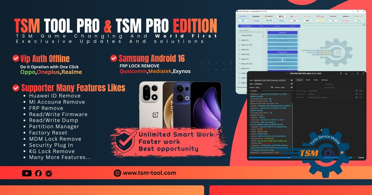 TSM Tool PRO and TSM PRO Edition